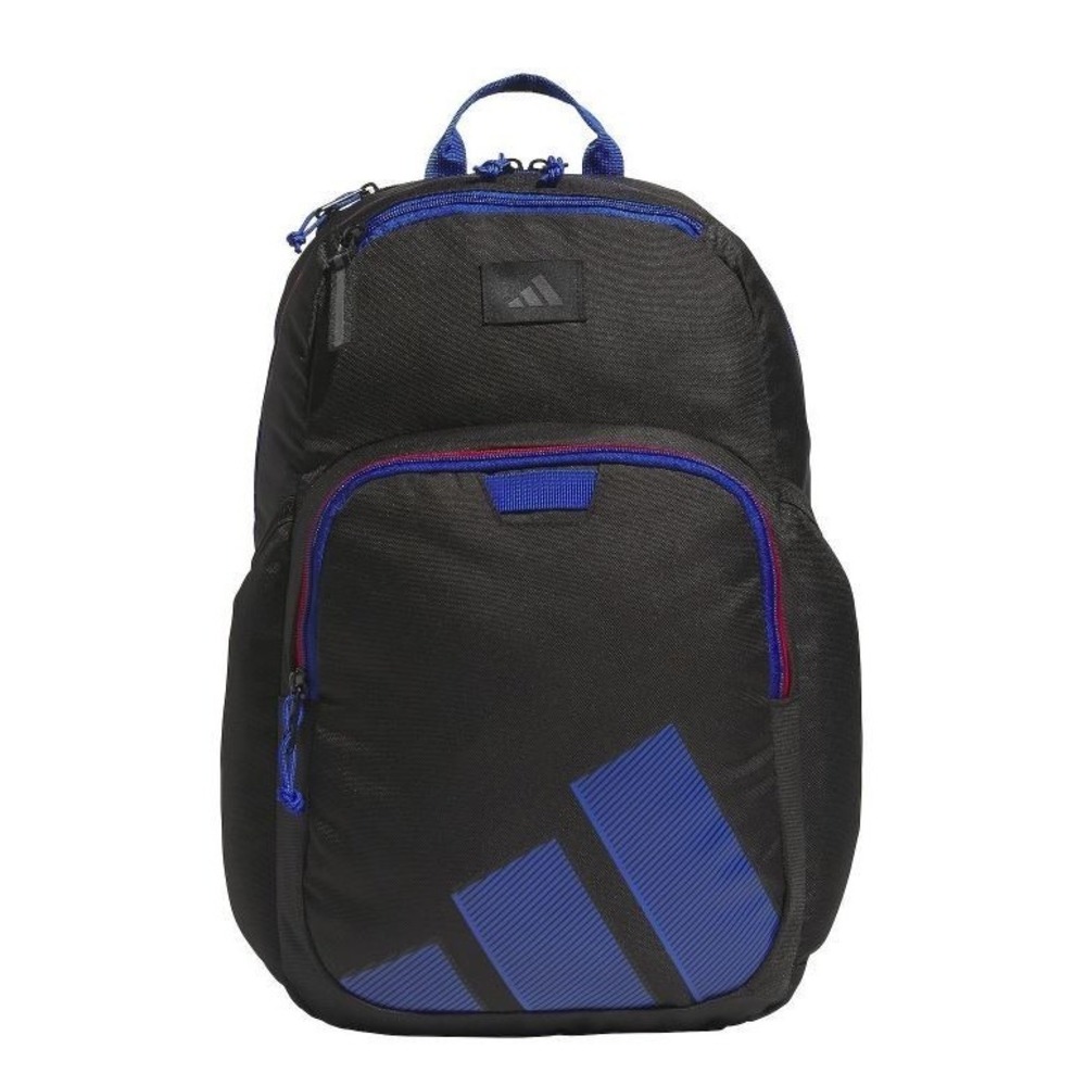 NEW‎ adidas Midway Backpack Black Royal Blue Red Trim School Work Everyday